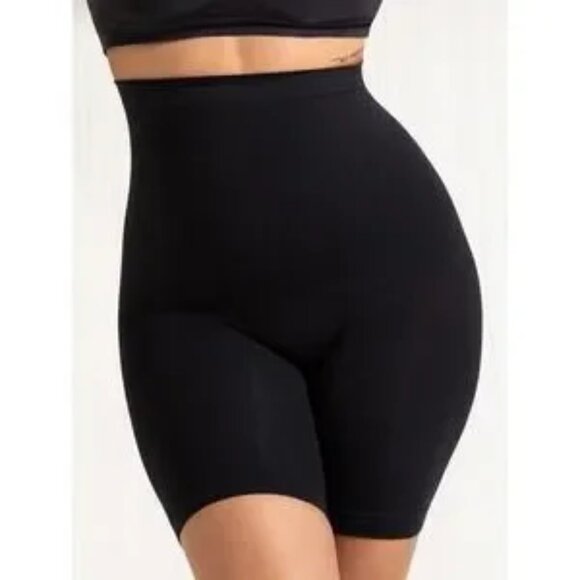 Shapermint Empetua High-Waisted Shaper Shorts Black Size Medium/Large NWT - Picture 1 of 9